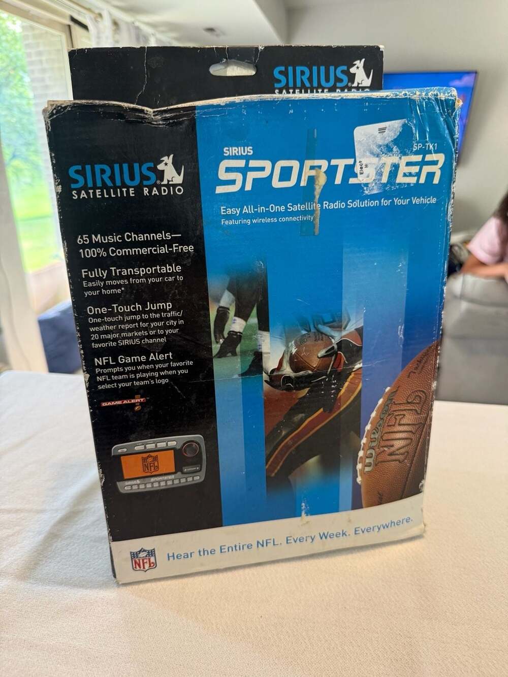 Sirius Sportster SP-TK1 Portable Satellite Radio Receiver and Car Docking Kit